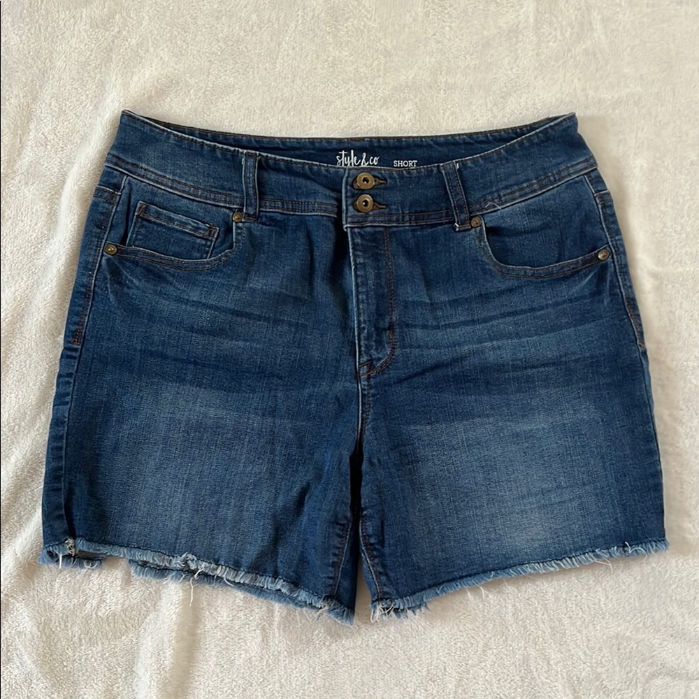 Style & Co Women's Blue Denim Shorts | Size 10 |